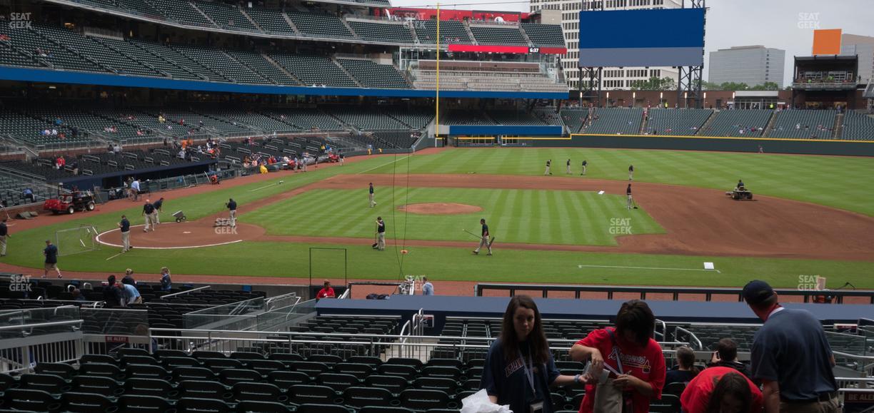 Truist Park - Section 120 Seat View