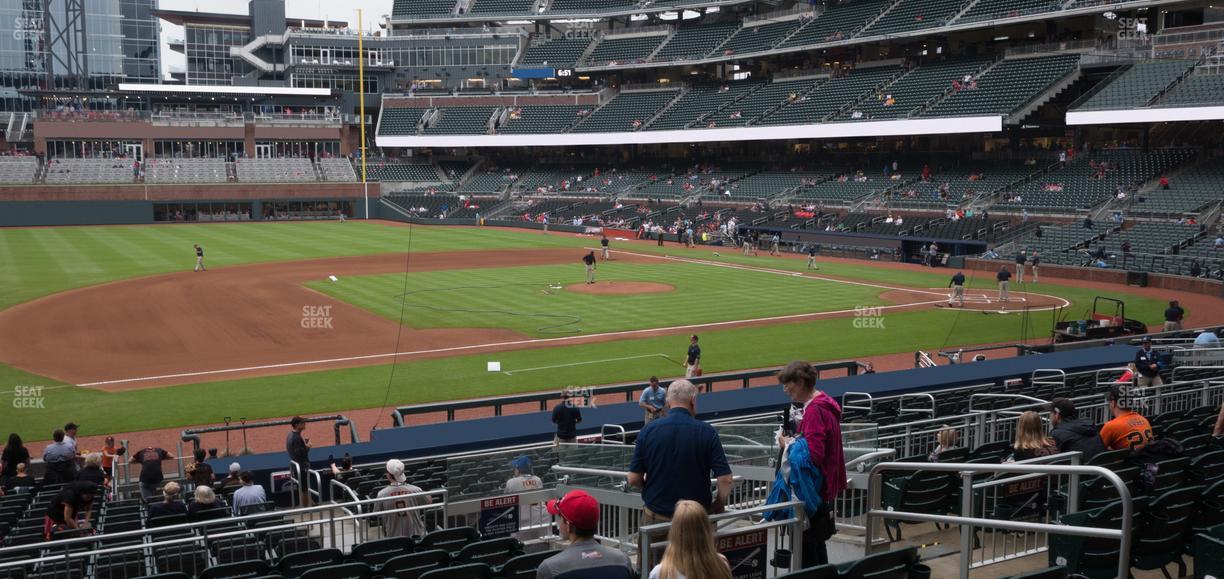 Truist Park - Section 135 Seat View