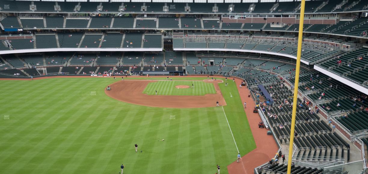 Truist Park - Section 346 Seat View