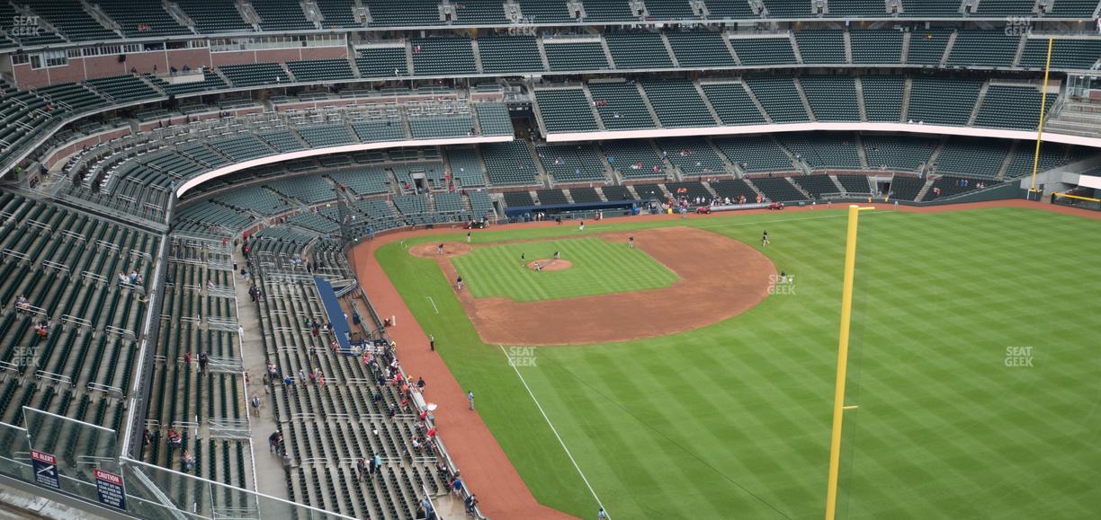 Truist Park - Section 410 Seat View