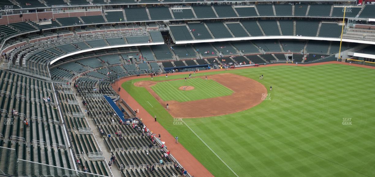 Truist Park - Section 411 Seat View