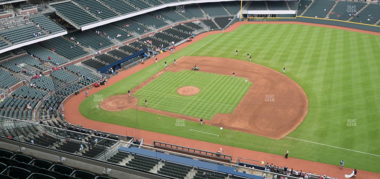 Truist Park - Section 417 Seat View