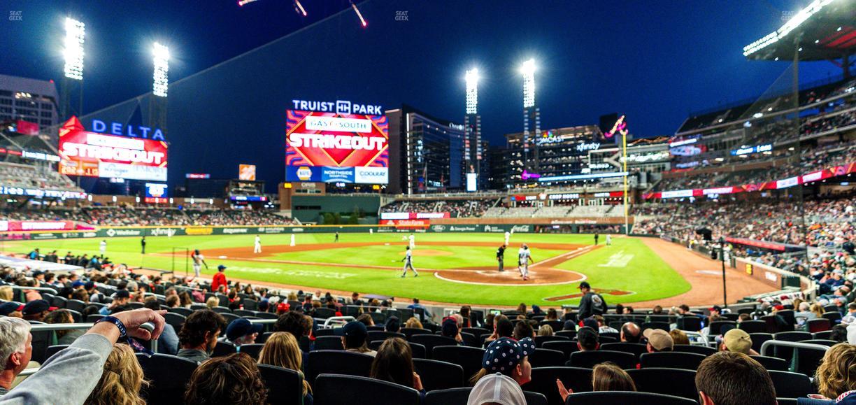 Truist Park - Section Delta Chairman Club 27 Seat View