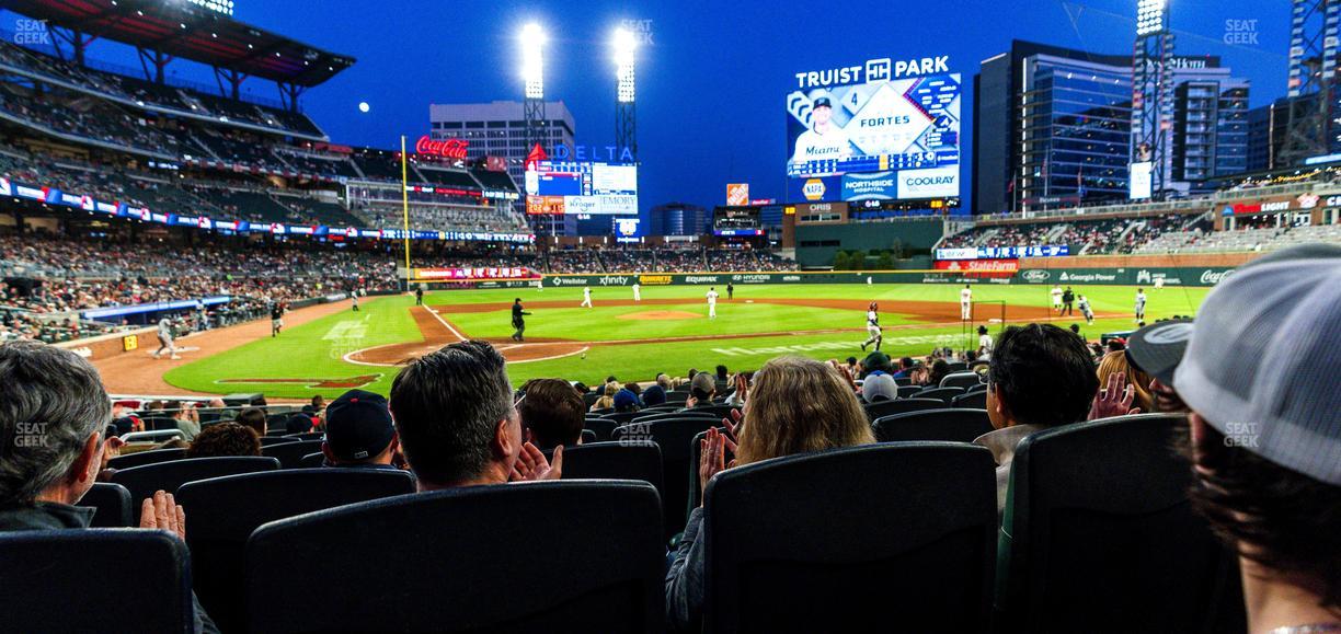 Truist Park - Section Delta Executive Club 122 Seat View