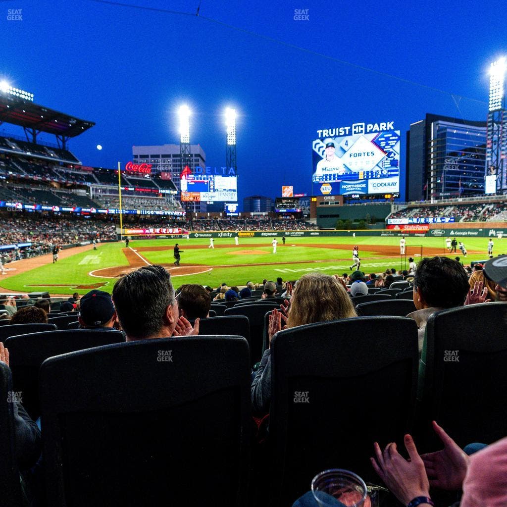 Truist Park - Section Delta Executive Club 124 Seat View