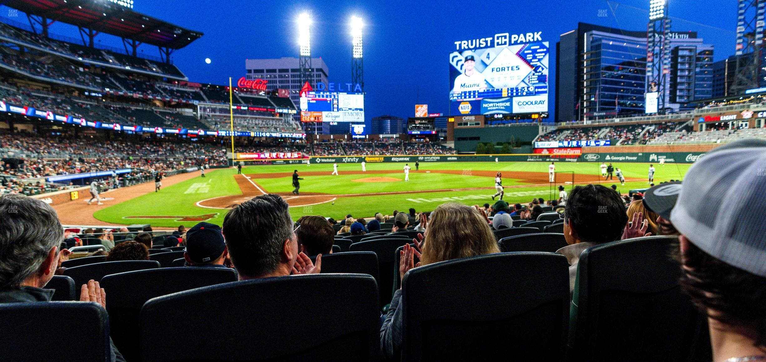 Truist Park - Section Delta Executive Club 124 Seat View