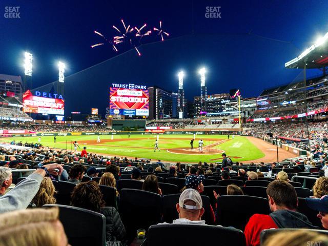 Truist Park - Section Delta Executive Club 128 Seat View