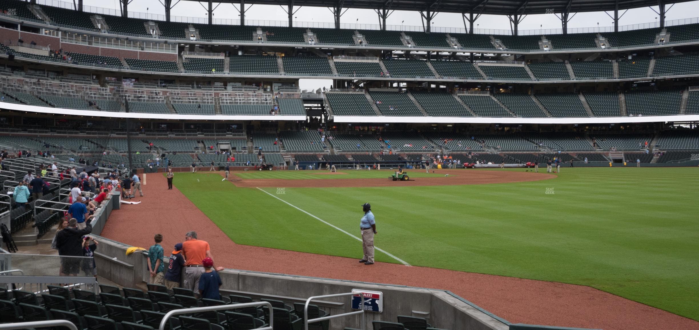 Truist Park - Section Dugout Corner 10 Seat View