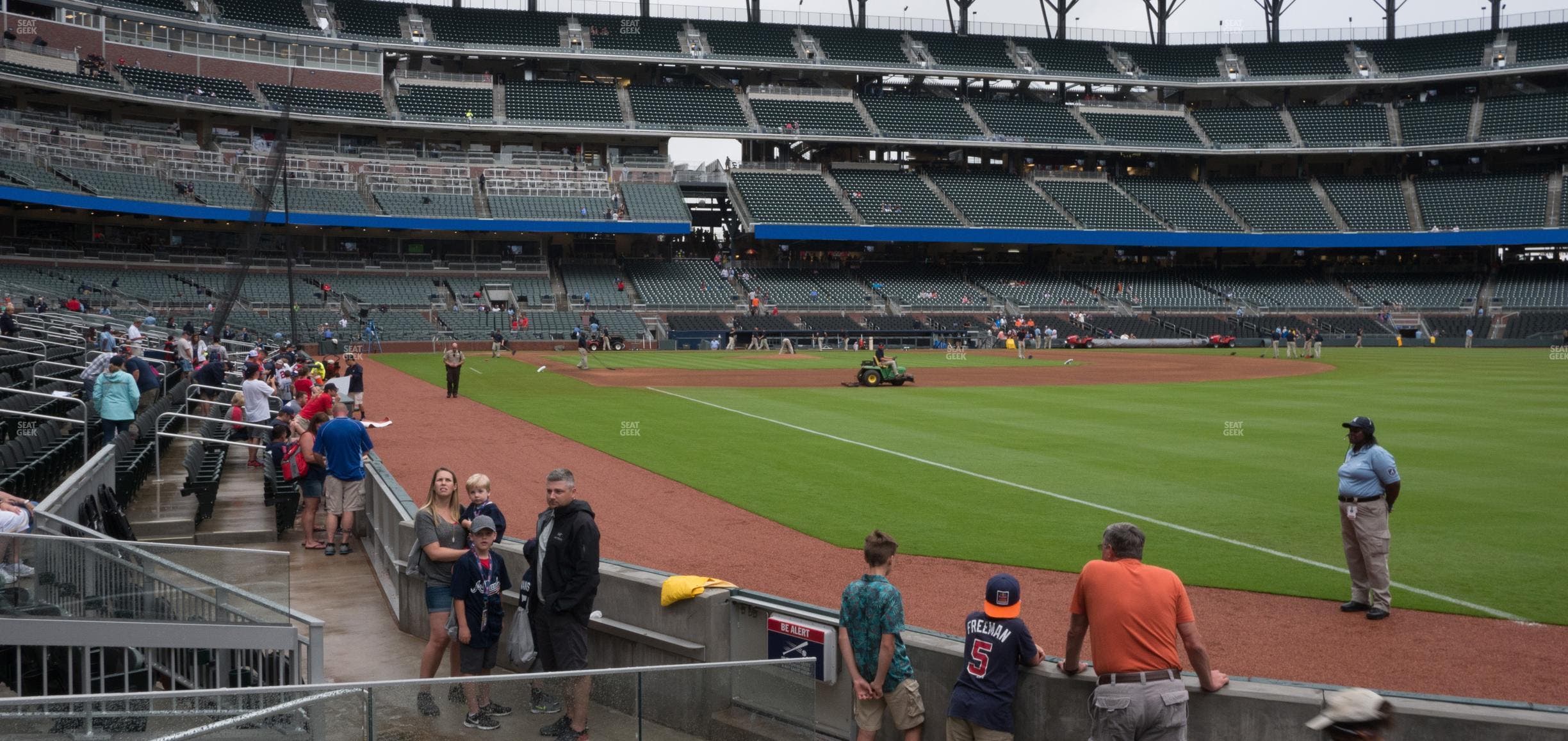 Truist Park - Section Dugout Corner 11 Seat View