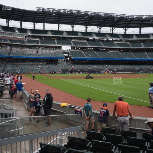 Truist Park - Section Dugout Corner 11 Seat View