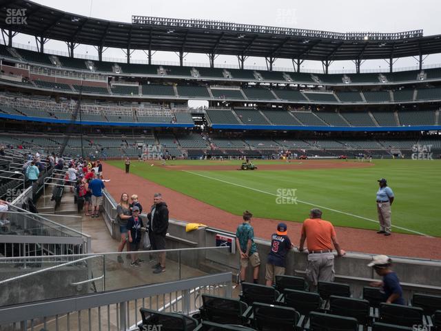 Truist Park - Section Dugout Corner 11 Seat View