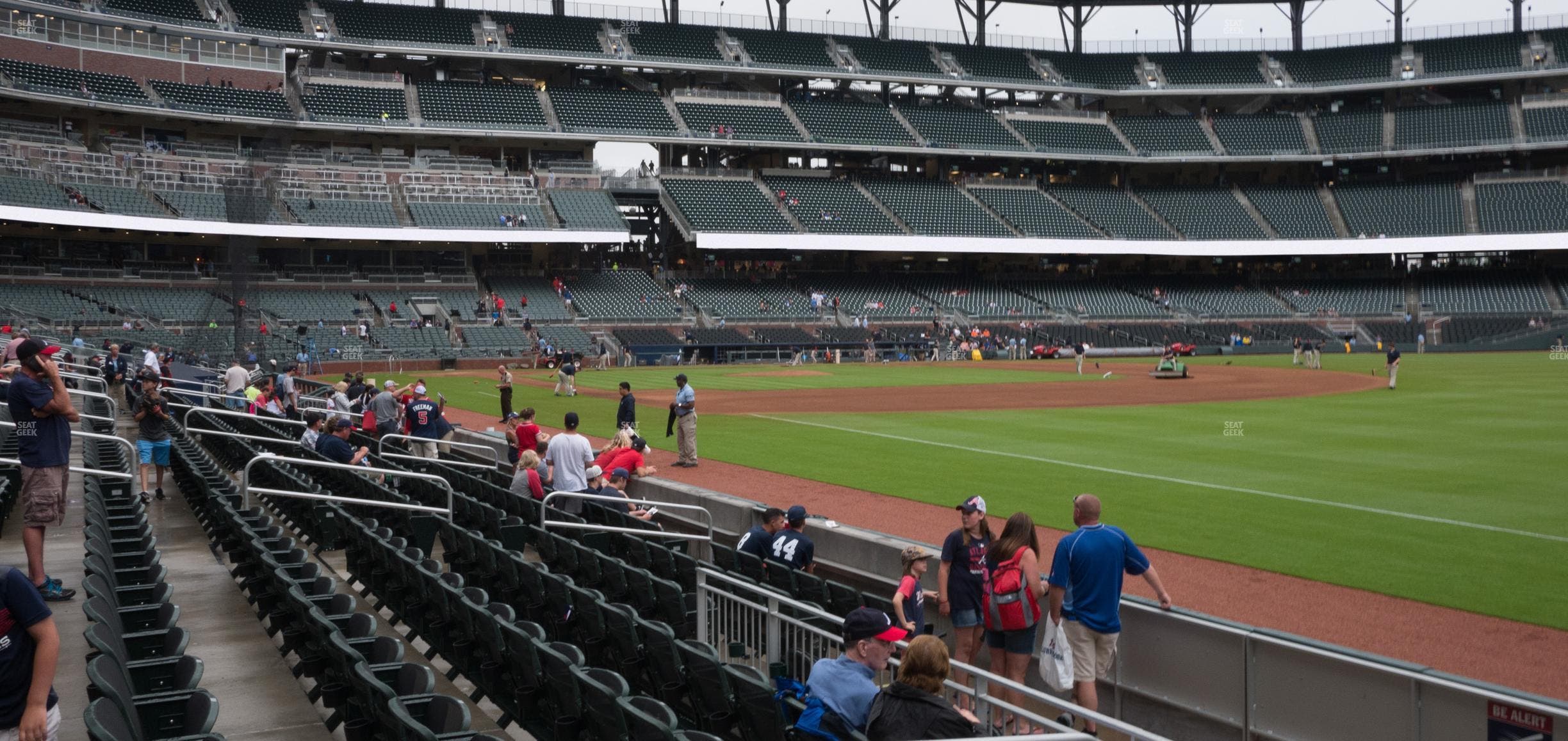 Truist Park - Section Dugout Corner 12 Seat View