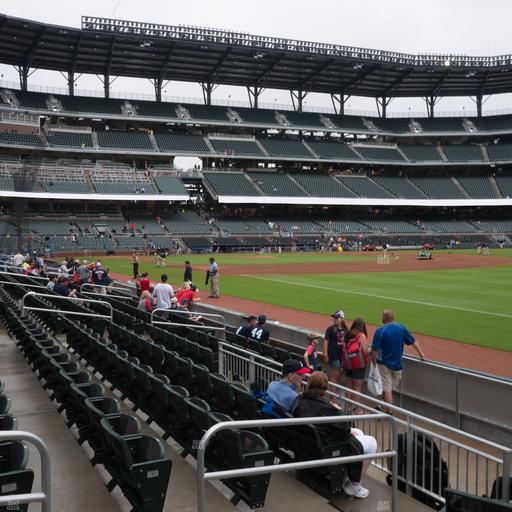 Truist Park - Section Dugout Corner 12 Seat View