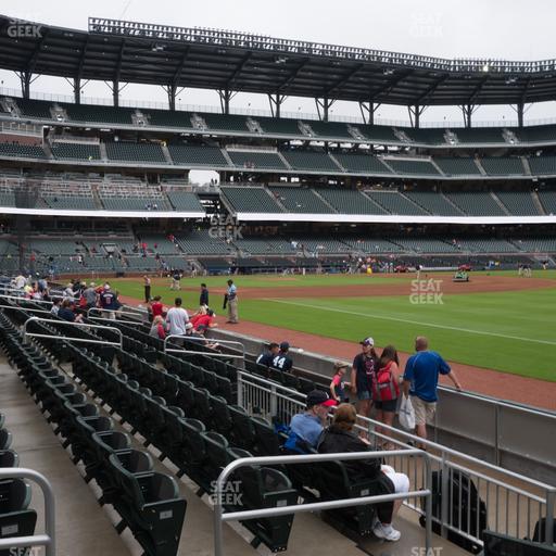 Truist Park - Section Dugout Corner 12 Seat View