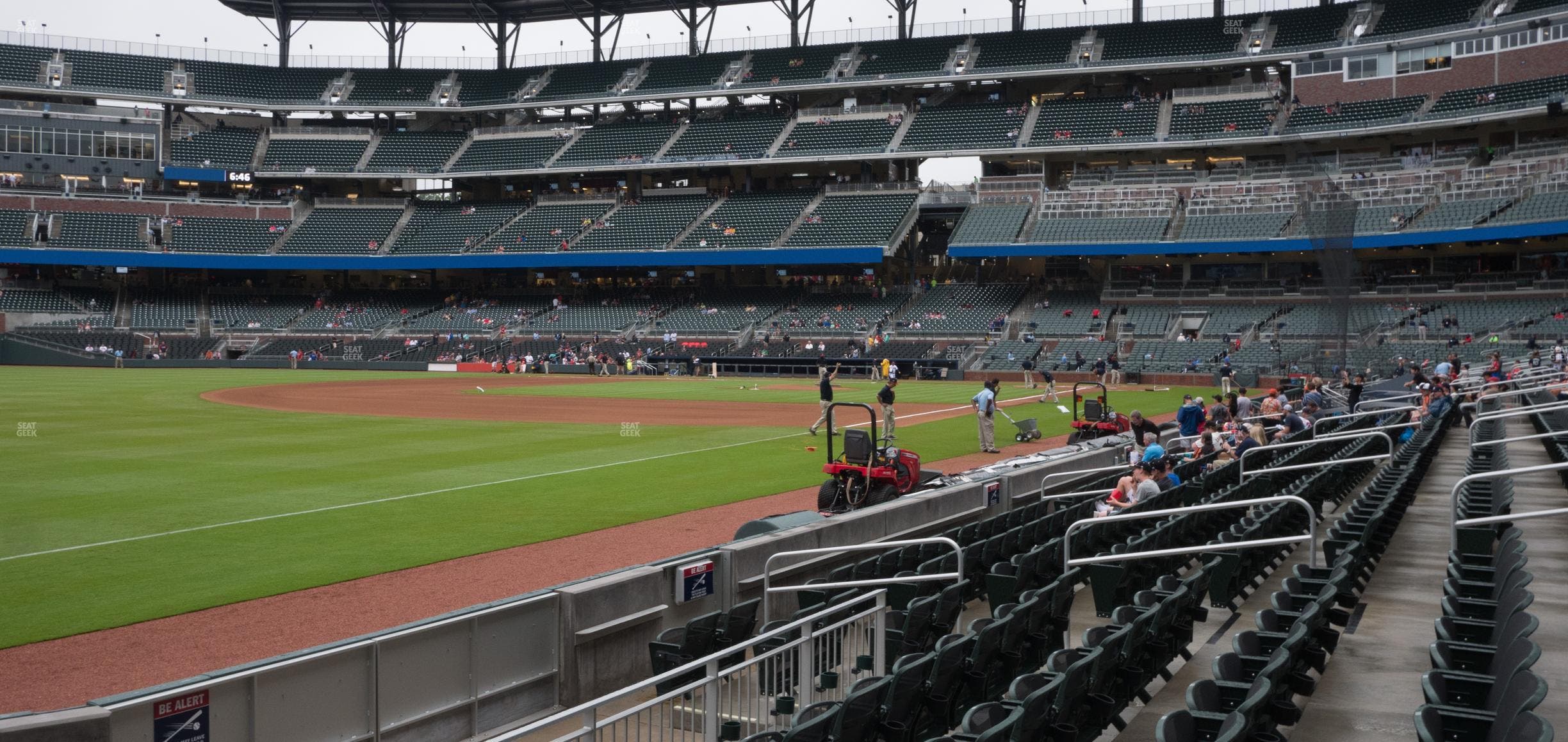 Truist Park - Section Dugout Corner 40 Seat View