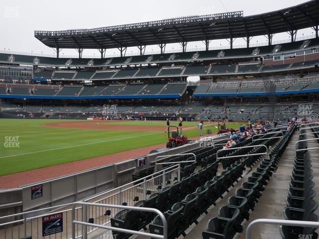 Truist Park - Section Dugout Corner 40 Seat View