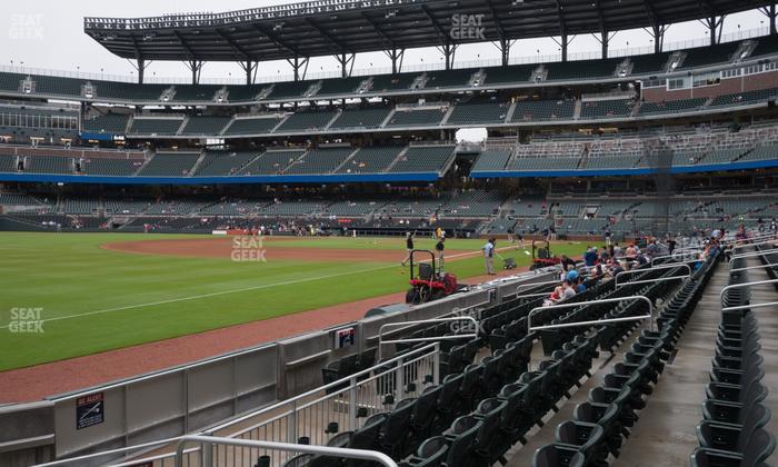 Truist Park - Section Dugout Corner 40 Seat View