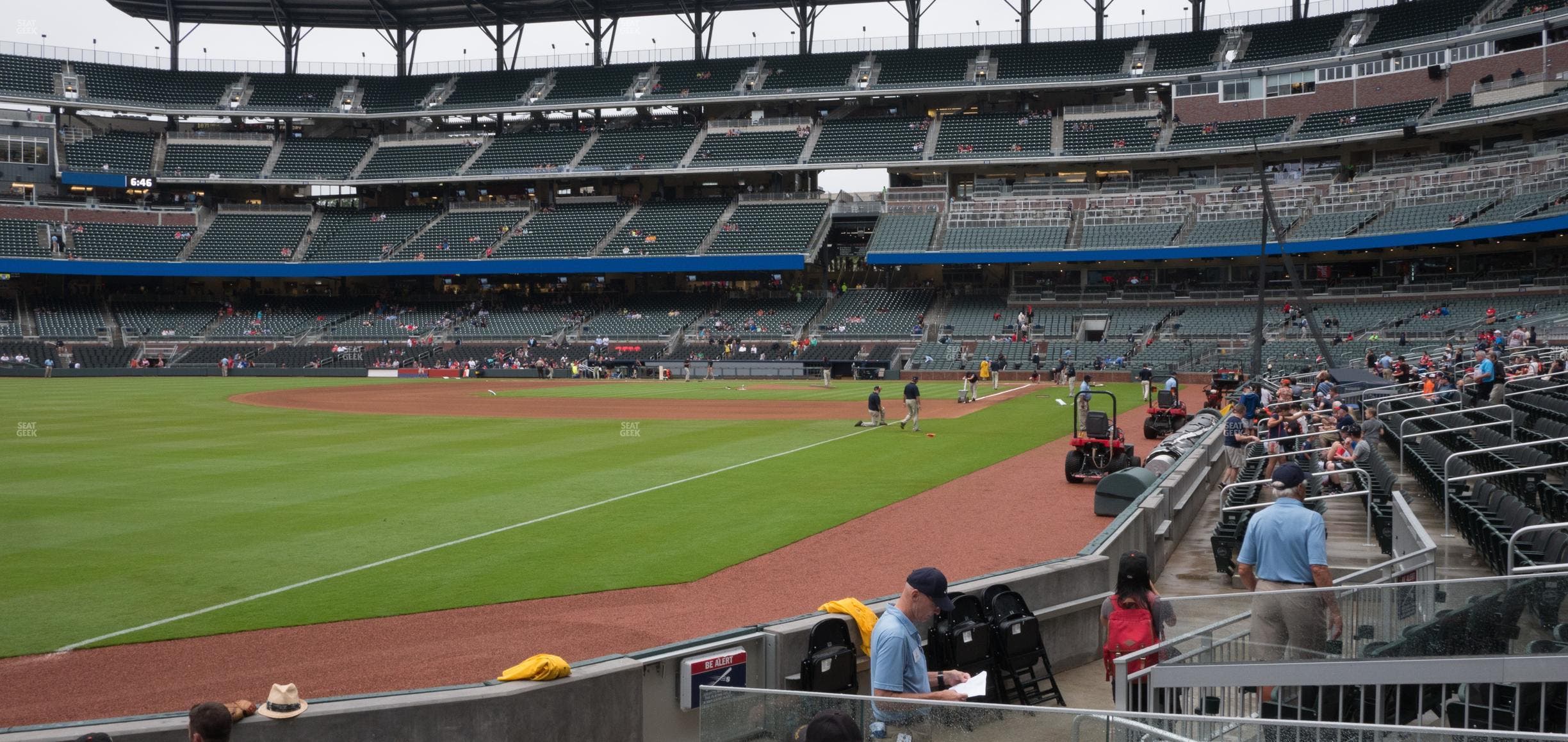 Truist Park - Section Dugout Corner 41 Seat View