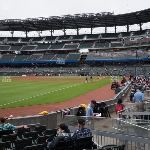 Truist Park - Section Dugout Corner 41 Seat View