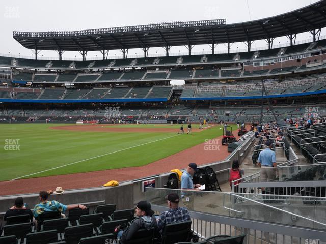 Truist Park - Section Dugout Corner 41 Seat View