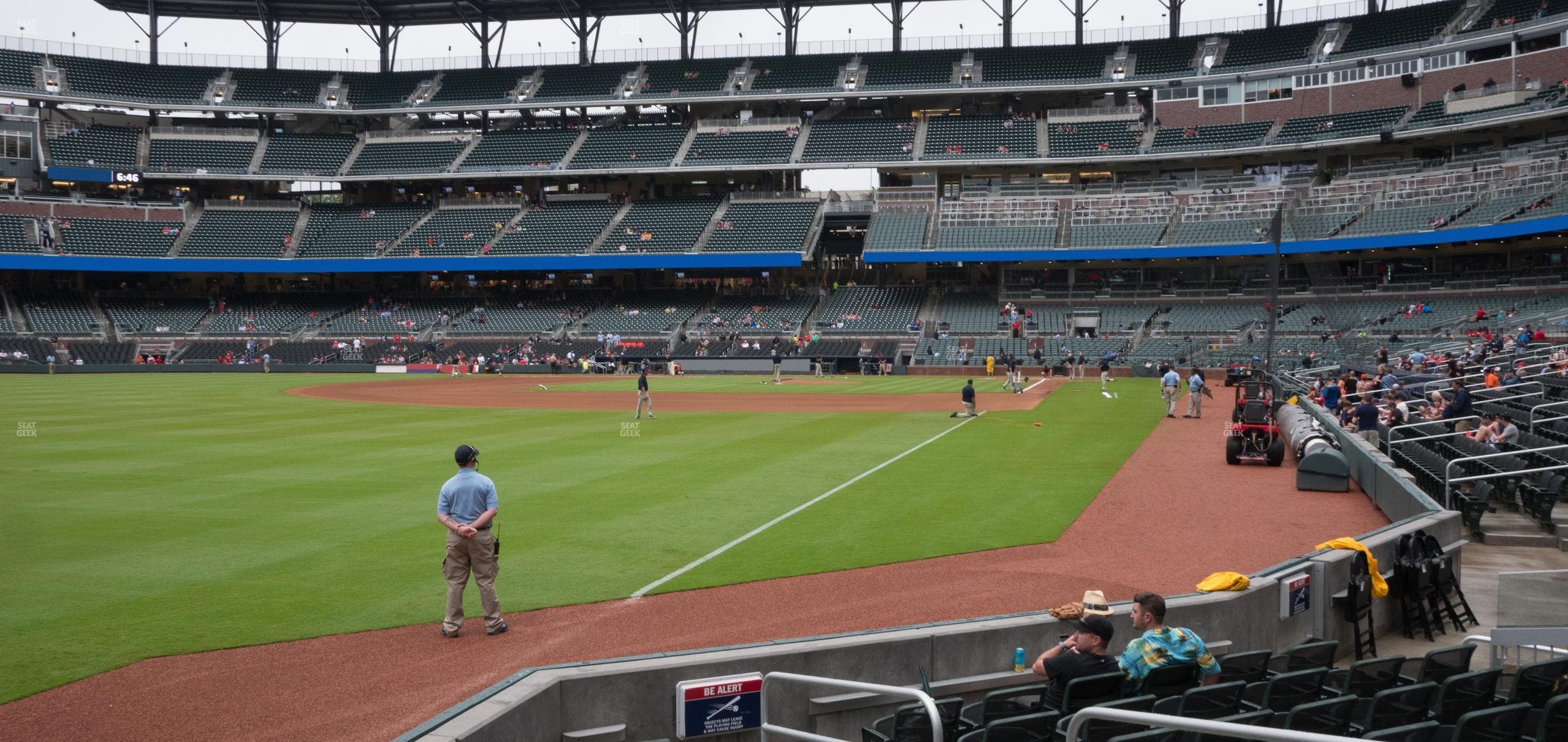 Truist Park - Section Dugout Corner 42 Seat View