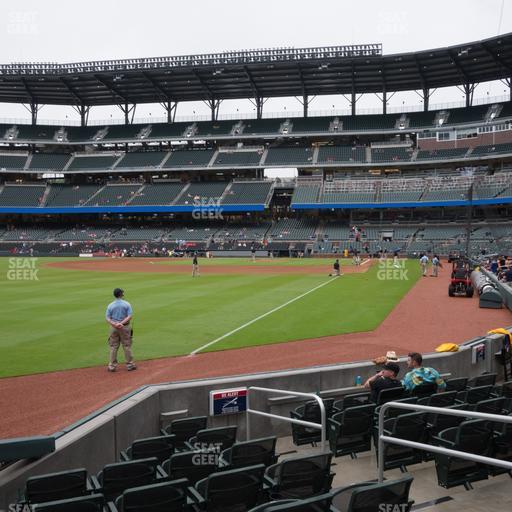 Truist Park - Section Dugout Corner 42 Seat View