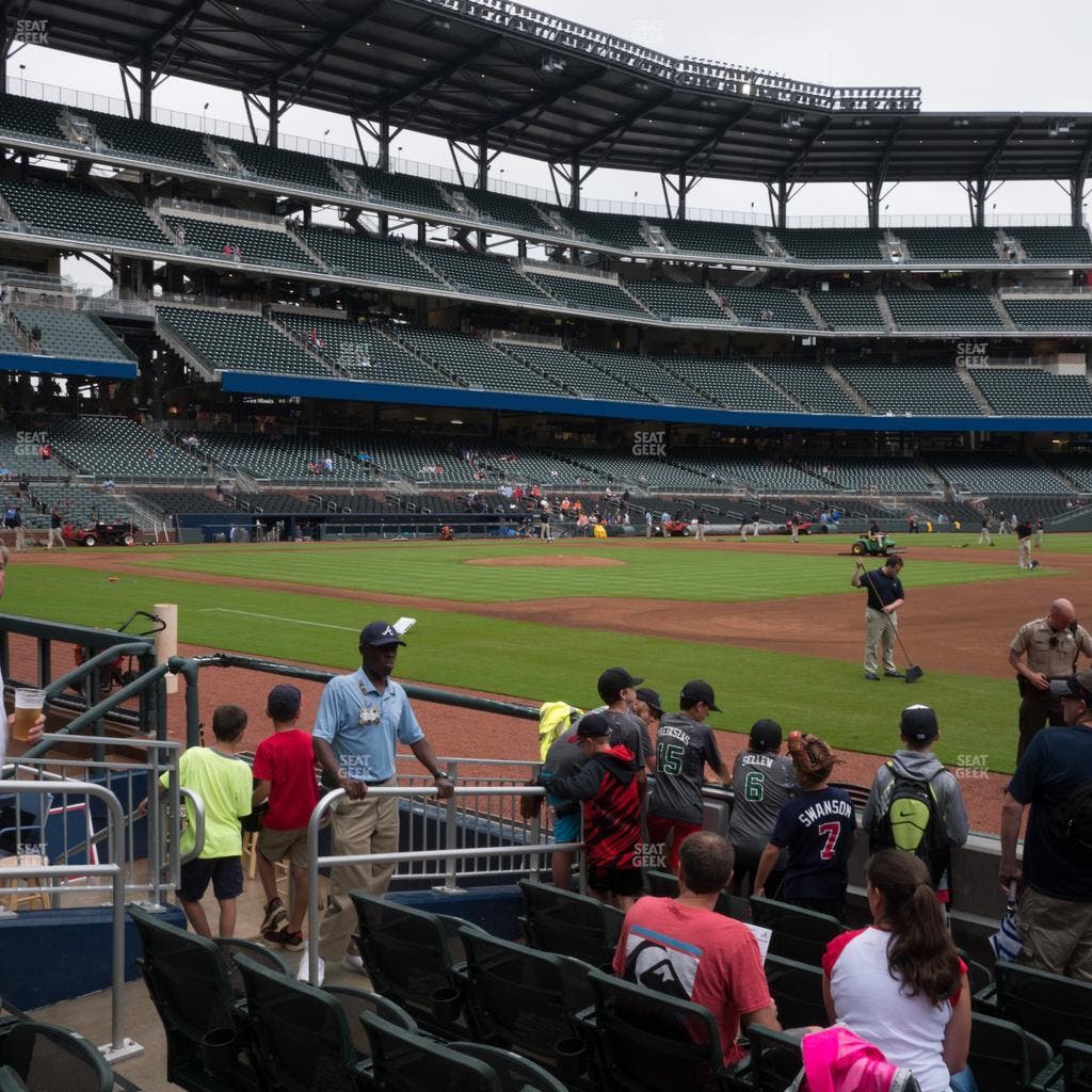 Truist Park - Section Dugout Infield 16 Seat View