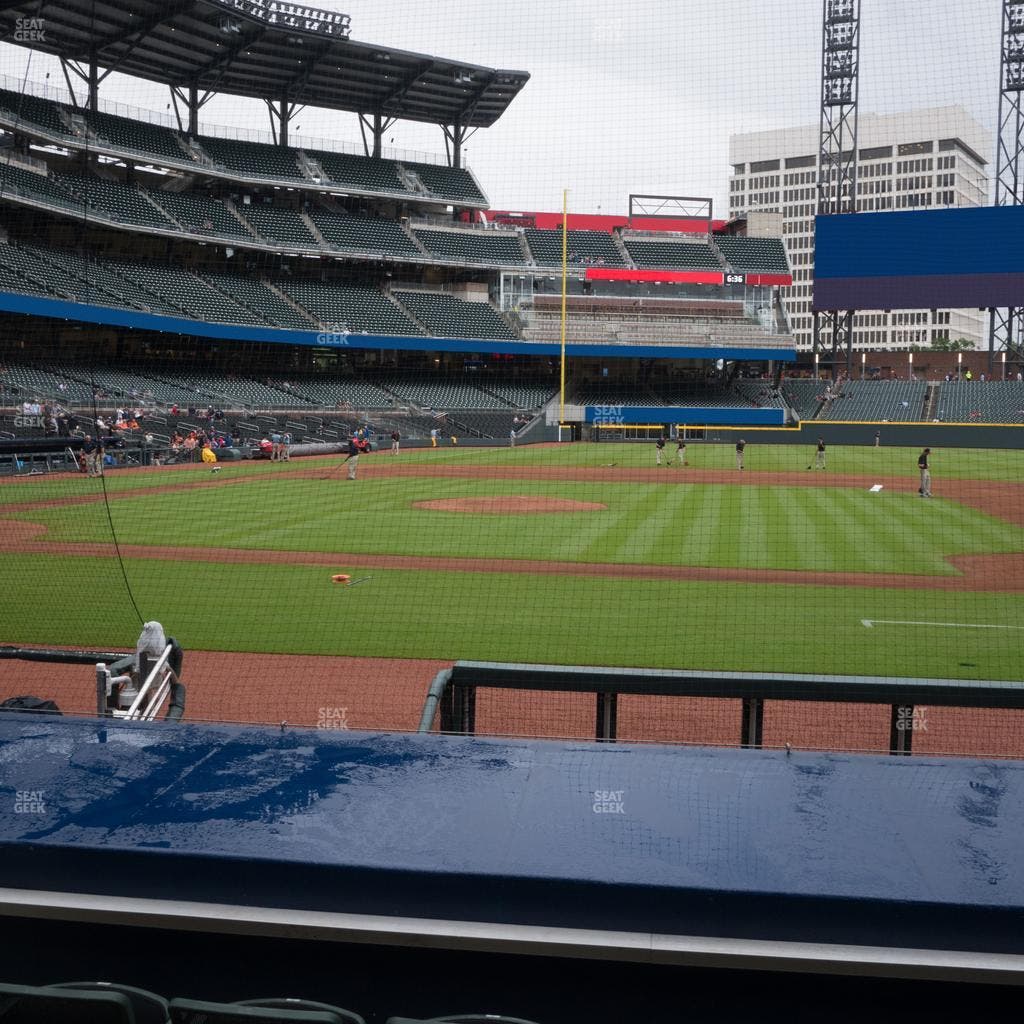 Truist Park - Section Dugout Infield 20 Seat View