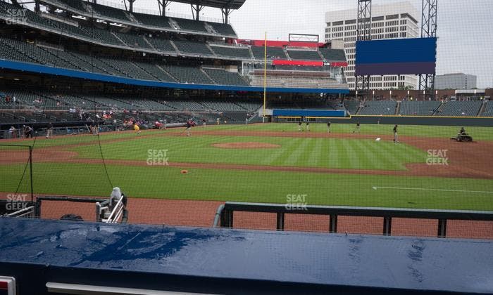 Truist Park - Section Dugout Infield 20 Seat View