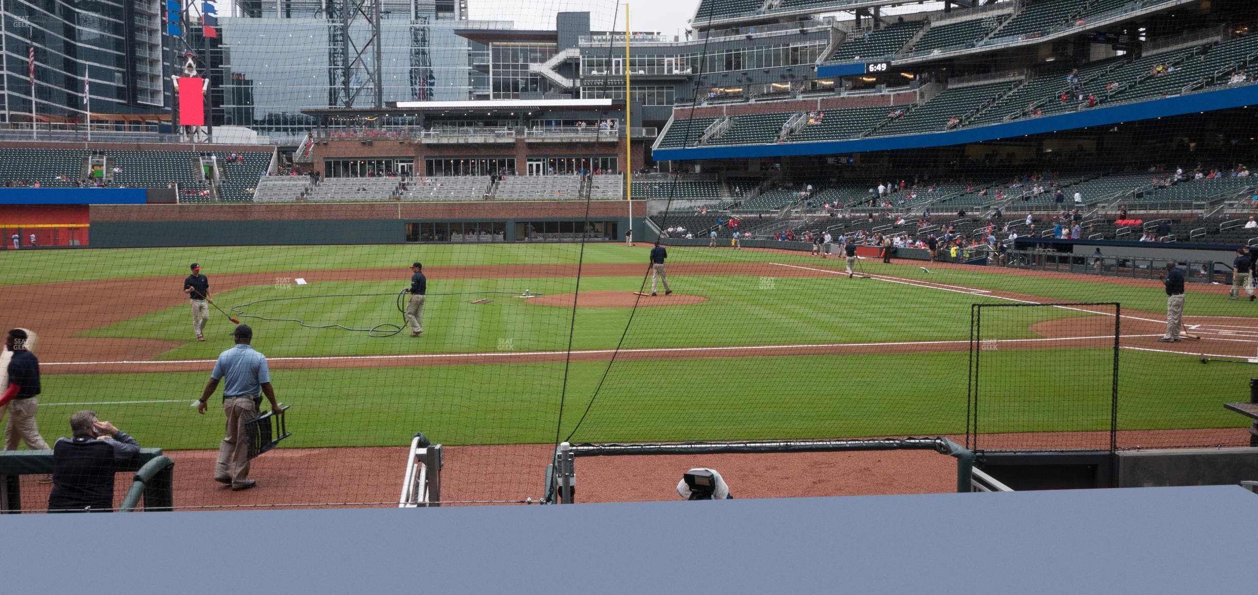 Truist Park - Section Dugout Infield 31 Seat View