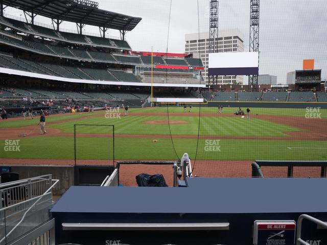 Truist Park - Section Dugout Infield 33 Seat View
