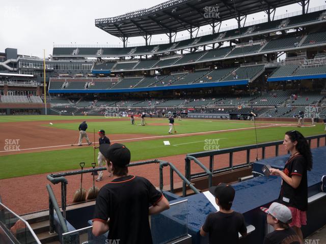 Truist Park - Section Dugout Infield 35 Seat View