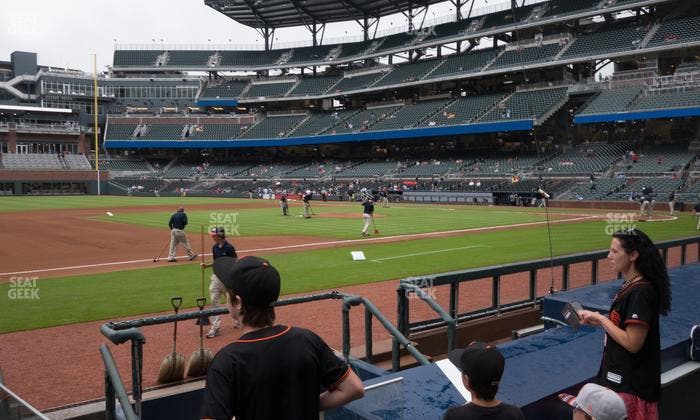 Truist Park - Section Dugout Infield 35 Seat View