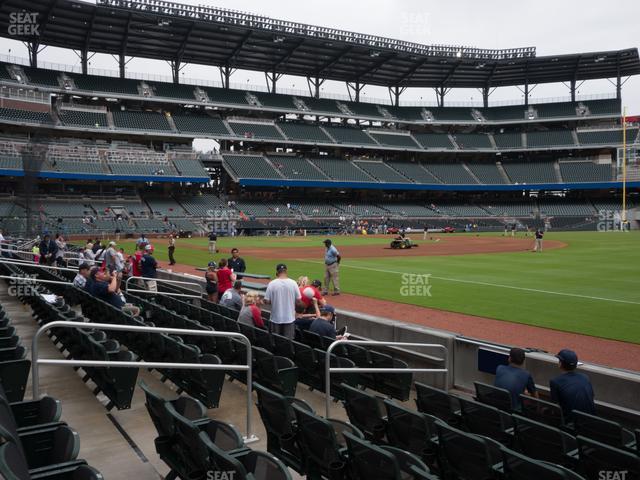 Truist Park - Section Dugout Reserved 13 Seat View
