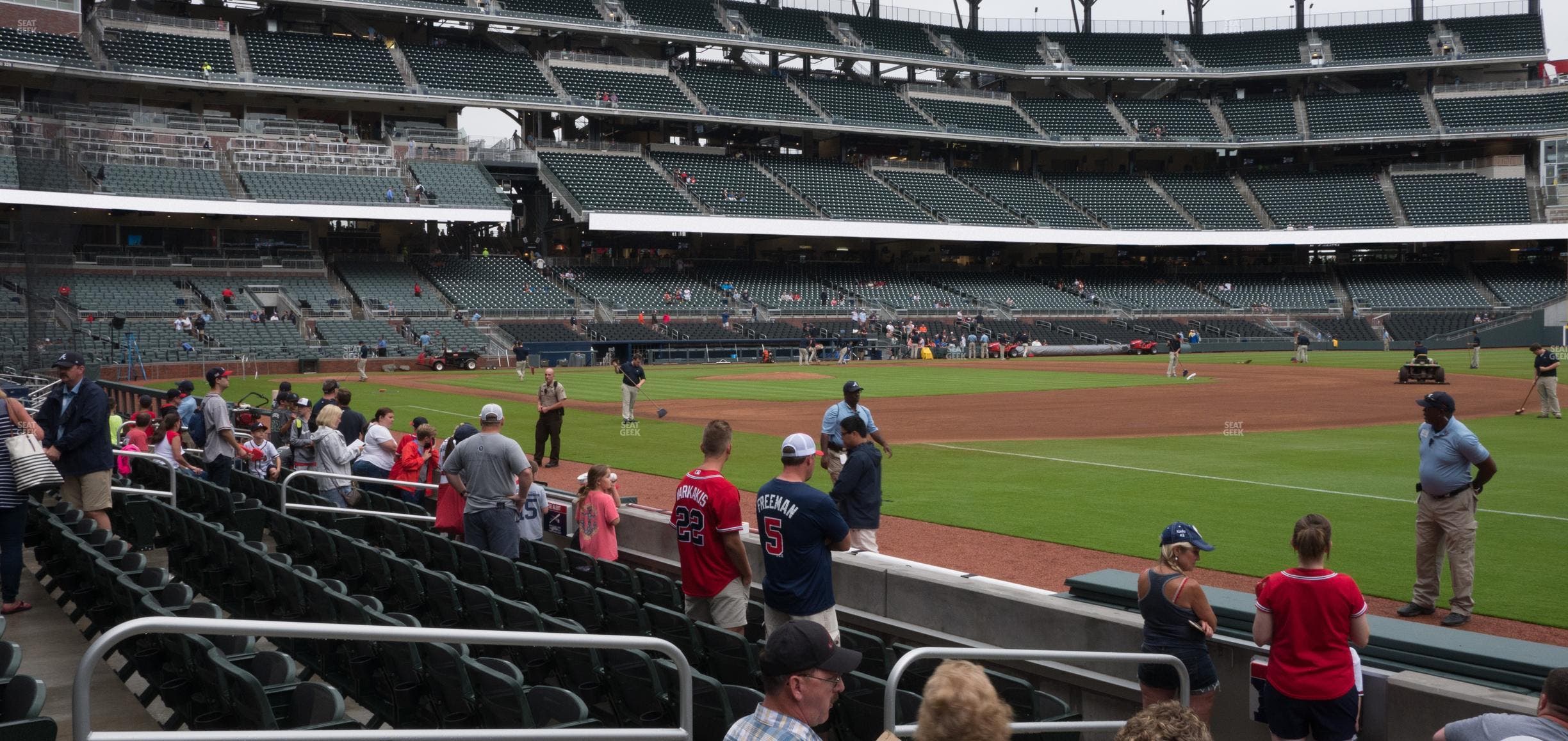 Truist Park - Section Dugout Reserved 14 Seat View