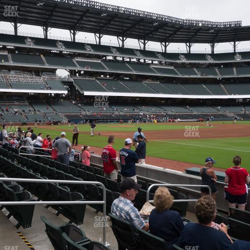 Truist Park - Section Dugout Reserved 14 Seat View