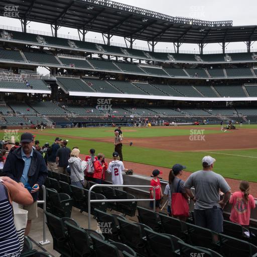 Truist Park - Section Dugout Reserved 15 Seat View
