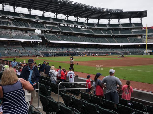 Truist Park - Section Dugout Reserved 15 Seat View