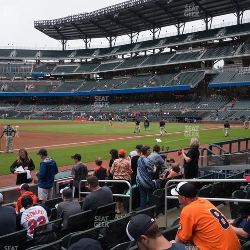 Truist Park - Section Dugout Reserved 36 Seat View