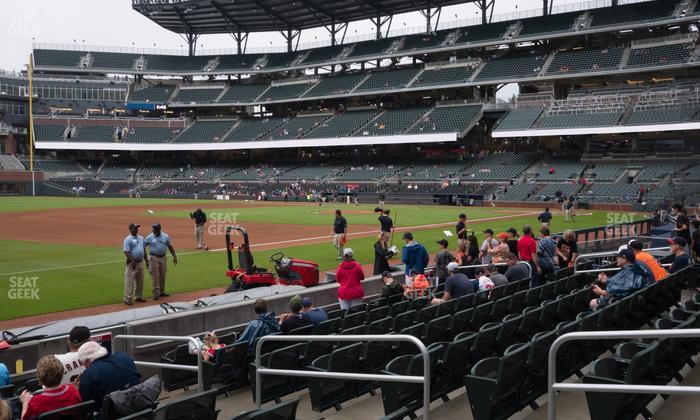Truist Park - Section Dugout Reserved 37 Seat View