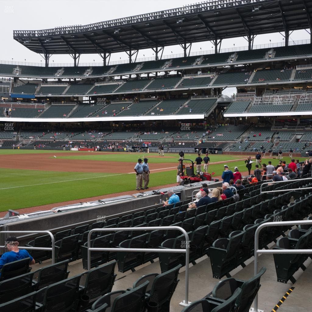 Truist Park - Section Dugout Reserved 38 Seat View