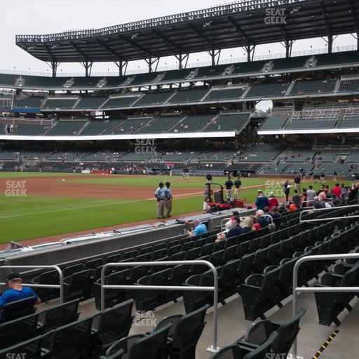 Truist Park - Section Dugout Reserved 38 Seat View