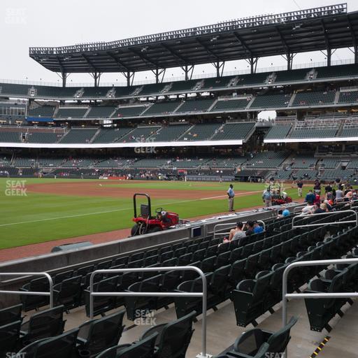 Truist Park - Section Dugout Reserved 39 Seat View