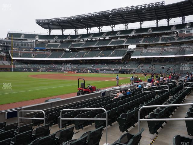 Truist Park - Section Dugout Reserved 39 Seat View