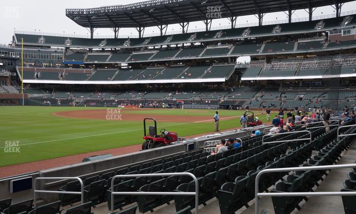 Truist Park - Section Dugout Reserved 39 Seat View