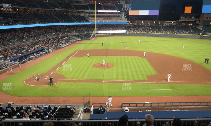 Truist Park - Section Xfinity Club 220 Seat View