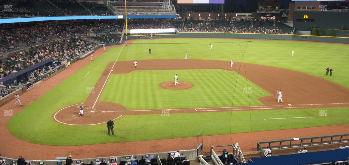 Truist Park - Section Xfinity Club 222 Seat View