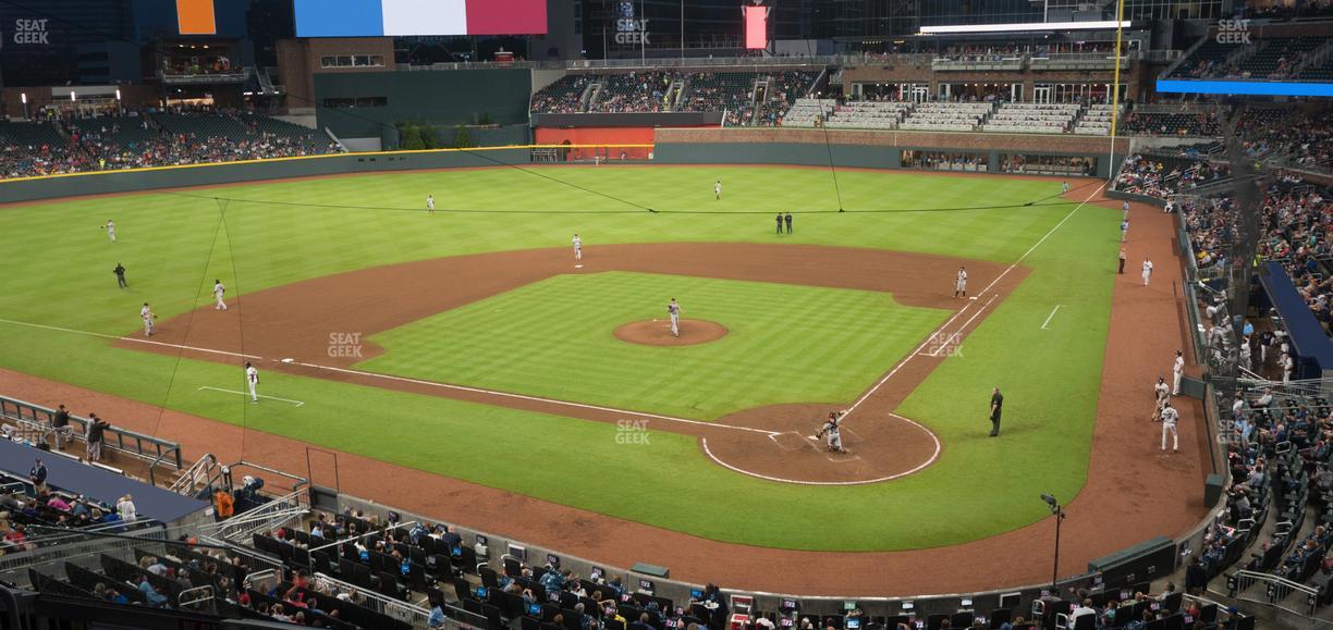 Truist Park - Section Xfinity Club 228 Seat View