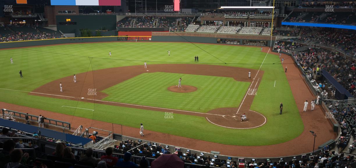 Truist Park - Section Xfinity Club 229 Seat View