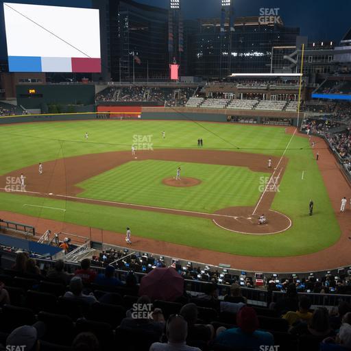 Truist Park - Section Xfinity Club 229 Seat View